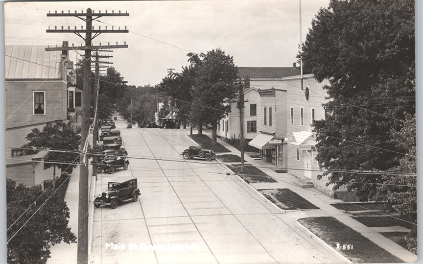 11284-Mill Street Looking North - Postmarked 1942