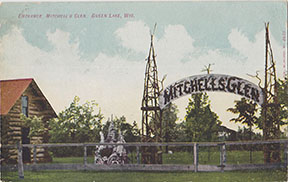 10223 - Mitchell's Glen Entrance - Postmarked 1909