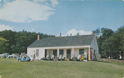 10416-The American Baptist Assembly Green Lake, Wisconsin Lawsonia Golf Course- The club house. the Challenging Eighteen Hole Golf course, rated as one of the ten best in this country, is part of the assembly.