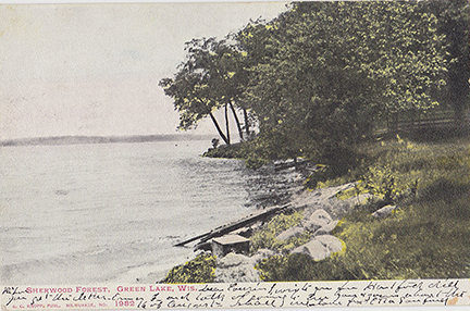 10429-Sherwood Forest, Green Lake, WIS.-Postmarked 1906