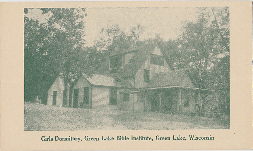 10461Girls Dormitory, Green Lake Bible Institute, Green Lake , Wisconsin