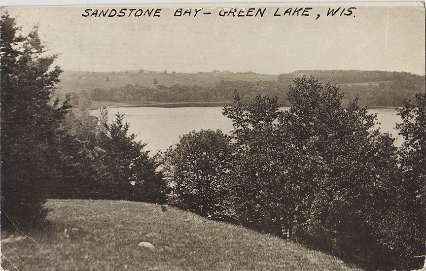 10462-Sandstone Bay - Green Lake, WIS.-Postmarked 1911