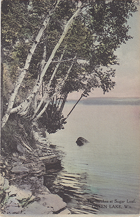 10507-The Birches at Sugar Loaf Green Lake, Wis.-Postmarked 1913