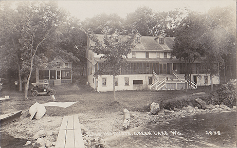 10551-Bible Institute, Green Lake, Wis-Postmarked 1927