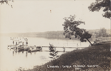 10607-Landing, Girls Friendly Society-Postmarked 1925