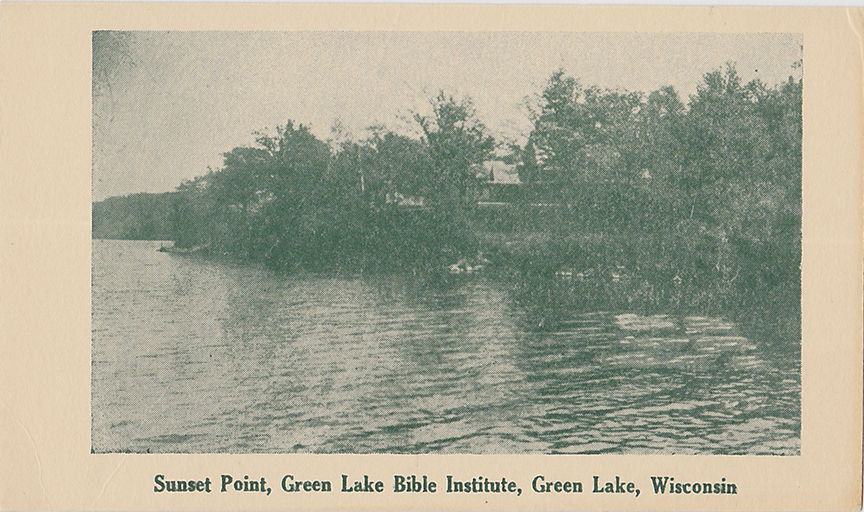 10609-Sunset Point, Green Lake Bible Institute, Green Lake, Wisconsin