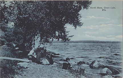 10637-North Shore, Green Lake, Wis.-Postmarked 1909