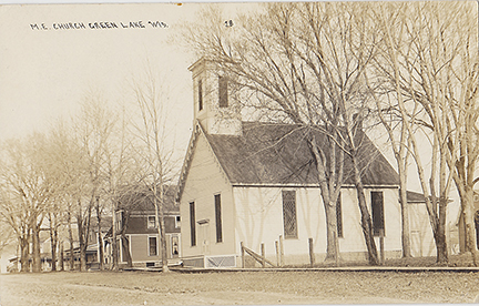 10641-First Methodist Episcopal Church & Parsonage-Postmarked 1913