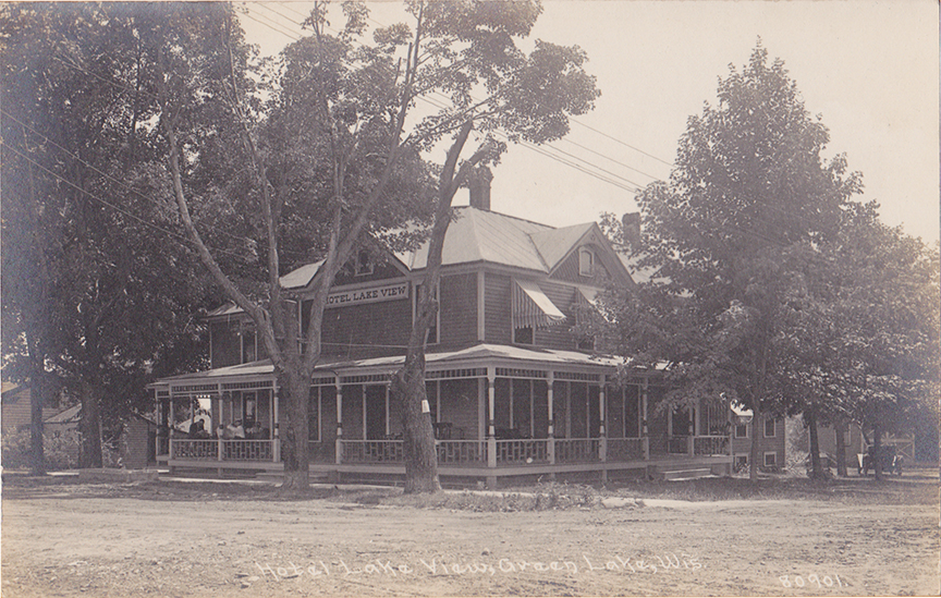 10795-Hotel Lake View, Green Lake, WIS.