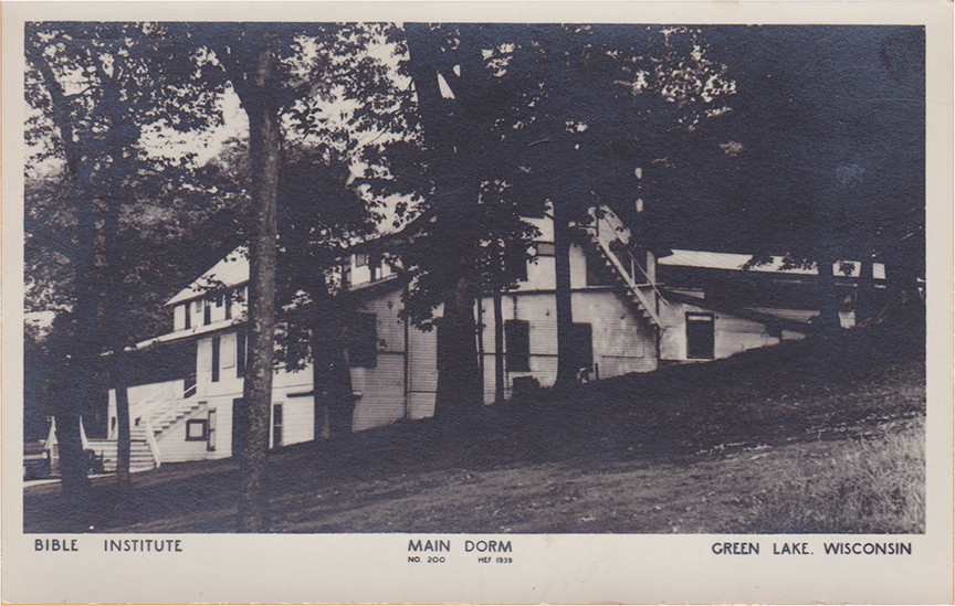 10881-Bible Institute, Main Dorm, Green Lake, Wisconsin