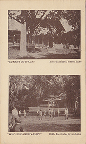 10953Sunset Cottage, Wholesome Rivalry Bible Institute-Postmarked 1929