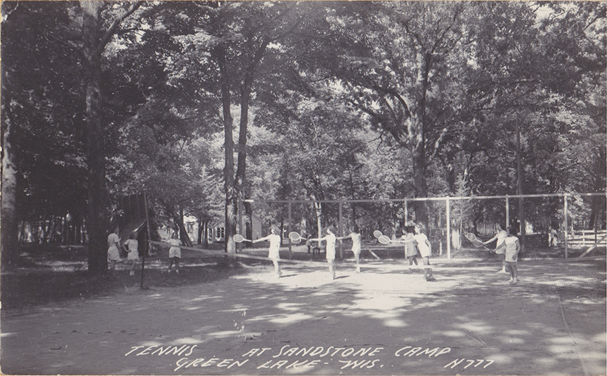 10961-Tennis At Sandstone Camp Green Lake, WIS