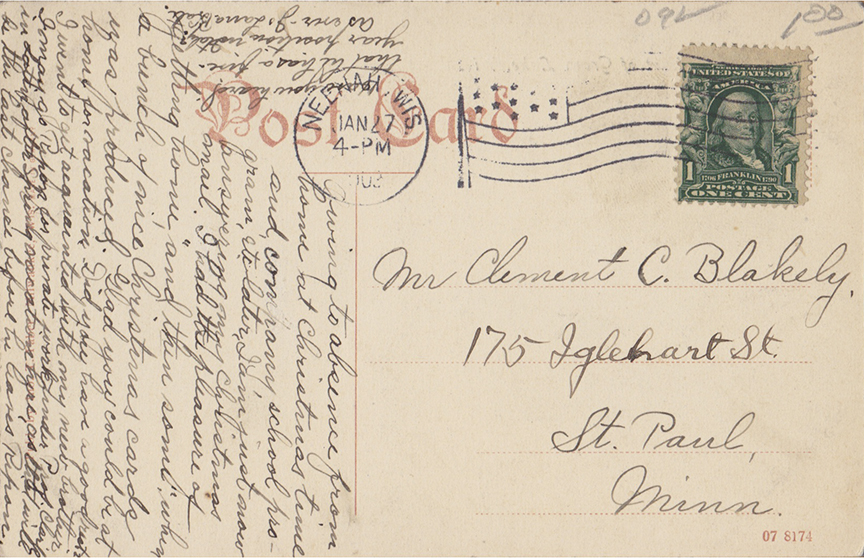 10962-Inlet of Green Lake, WIS.-Postmarked 1908