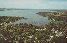 10997-Modern Aerial View of Green Lake-Canceled 1970