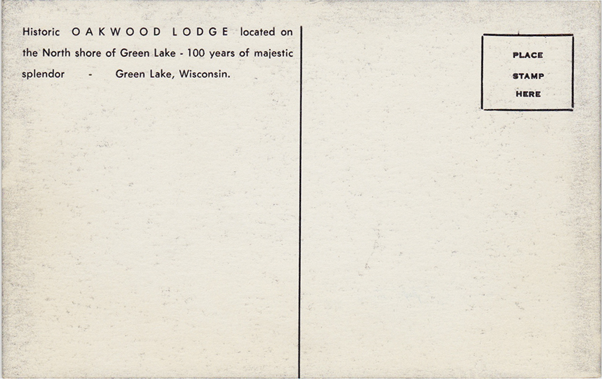 11003-Historic Oakwood Lodge located on the North shore of Green Lake - 100 years of majestic splendor - Green Lake, Wisconsin
