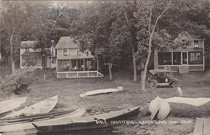 11005-Bible Institute, Green Lake, WIS.-Postmarked 1923