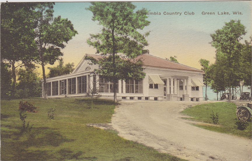 11007-Tuscombia Country Club, Green Lake, WIS. Canceled 1932