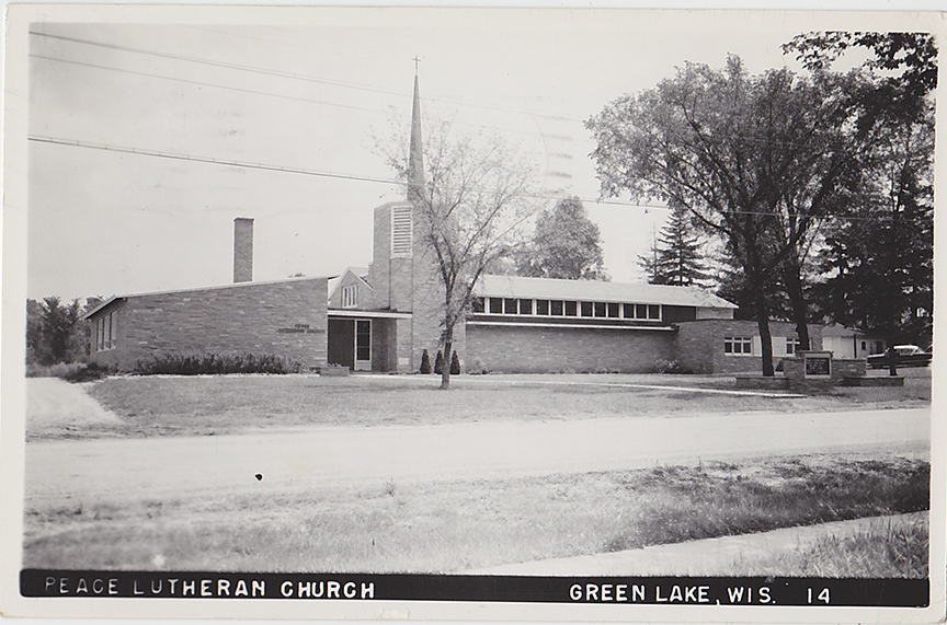 11051-Peace Lutheran Church - Postmarked 1958