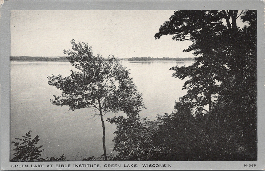 11080-Green Lake at Bible Institute, Green Lake, Wisconsin