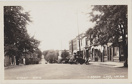 11114-Mill Street, Looking North. Looking North up Hill Street from South Street. The Brooks General Store is on the right.