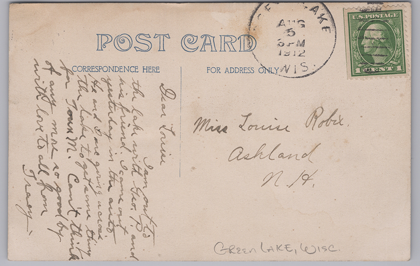 11200 - This looks to the the south shore of Sugarloaf-Postmarked 1912