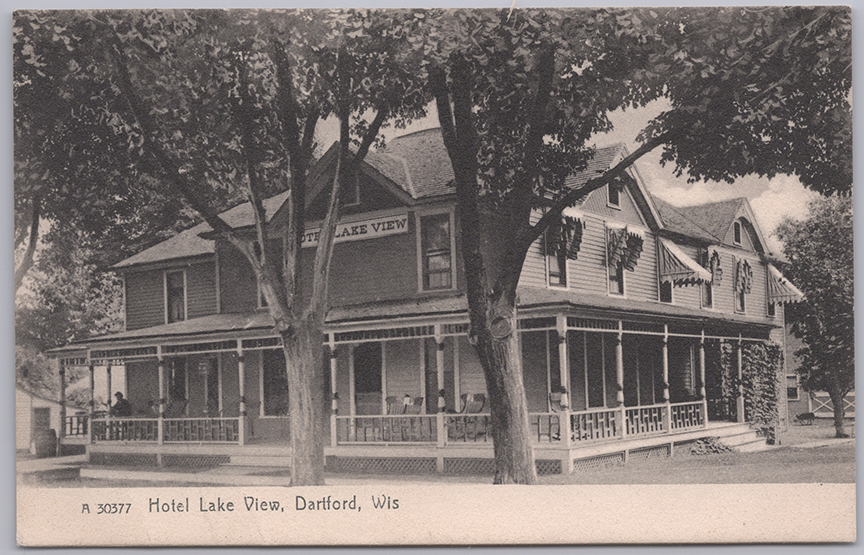 11215-Hotel Lake View, Dartford, Wis.