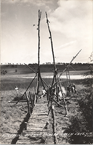 11313-Pioneering at Camp Tichora Green Lake Wis-Postmarked 1948