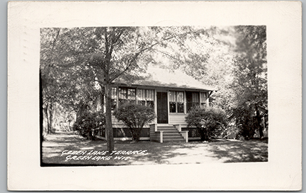 11332-Green Lake Terrace, Green Lake, Wis.-Canceled 1947