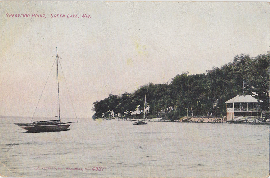 10210-Sherwood Point, Green Lake, Wis.-Postmarked 1908