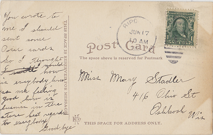 10223 - Mitchell's Glen Entrance - Postmarked 1909