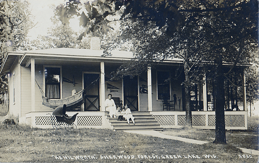 10330-"Kenilworth", Sherwood Forest, Green Lake, Wis.-Postmarked 1914