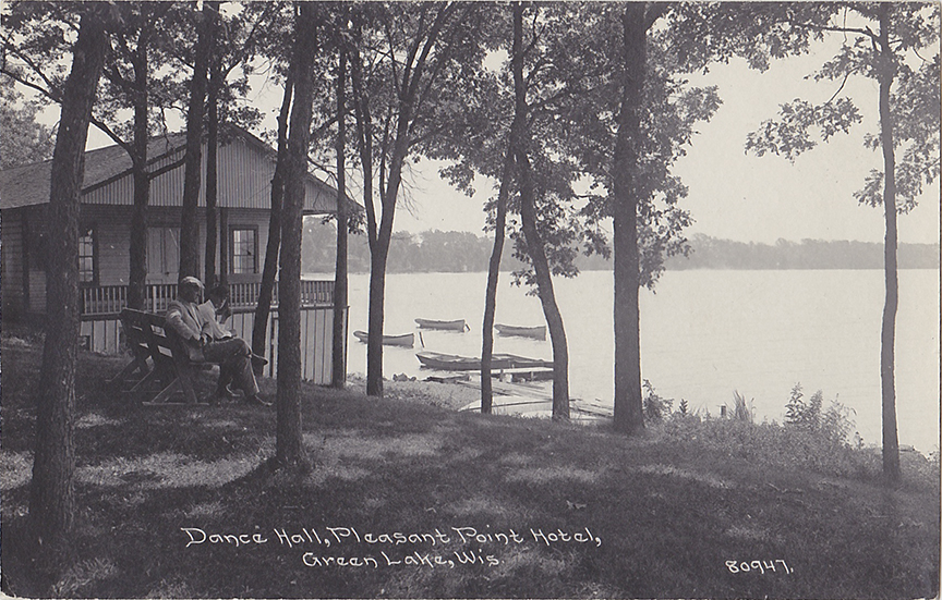 10338-Dance Hall, Pleasant Point Hotel Green Lake, Wis