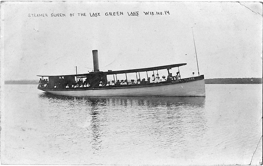 10611-Steamer Queen of the Lake Wis-Postmarked 1913