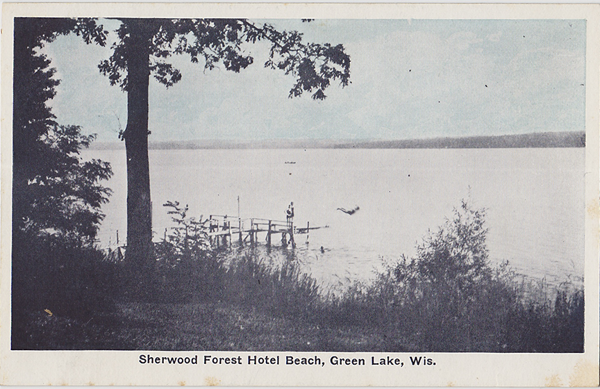 10743-Sherwood Forest Hotel, Green Lake, Wis.