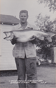 10810-Lake Trout caught at Green Lake, Wis.