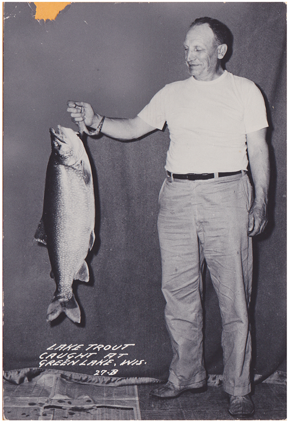 10824-Lake Trout Caught at Green Lake, Wis.