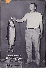 10824-Lake Trout Caught at Green Lake, Wis.