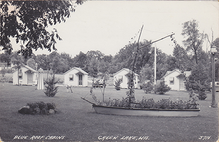 10985-Blue Roof Cabins, Green Lake, Wis.