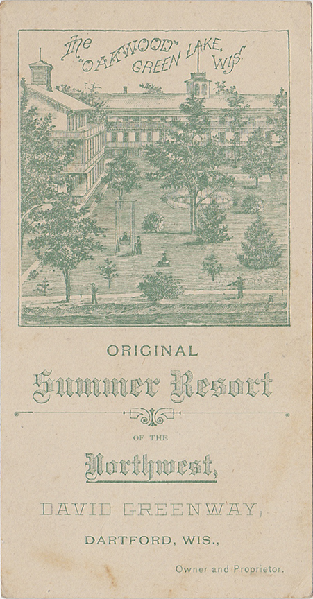 11078-The Oakwood, Green Lake, Wis. Original Summer Resort of the Northwest