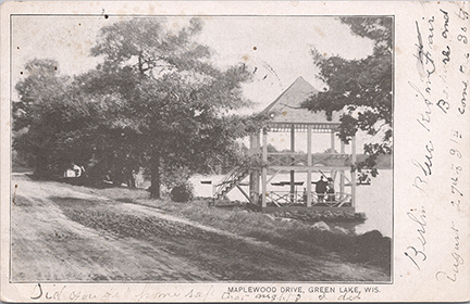 11227-Maplewood Drive, Green Lake, Wis.-Postmarked 1906