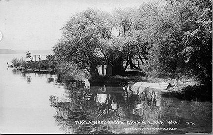 11249-Maplewood Shore, Green Lake, Wis.-Postmarked 1930