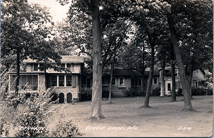 11262-Carvers Green Lake, WIS. - Dated 1944