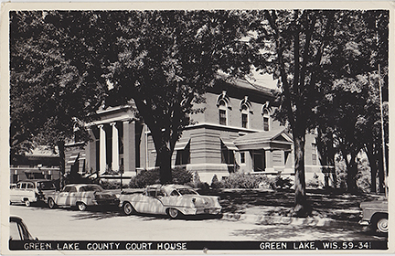 10018-Green Lake County Court House-Postmarked 1960