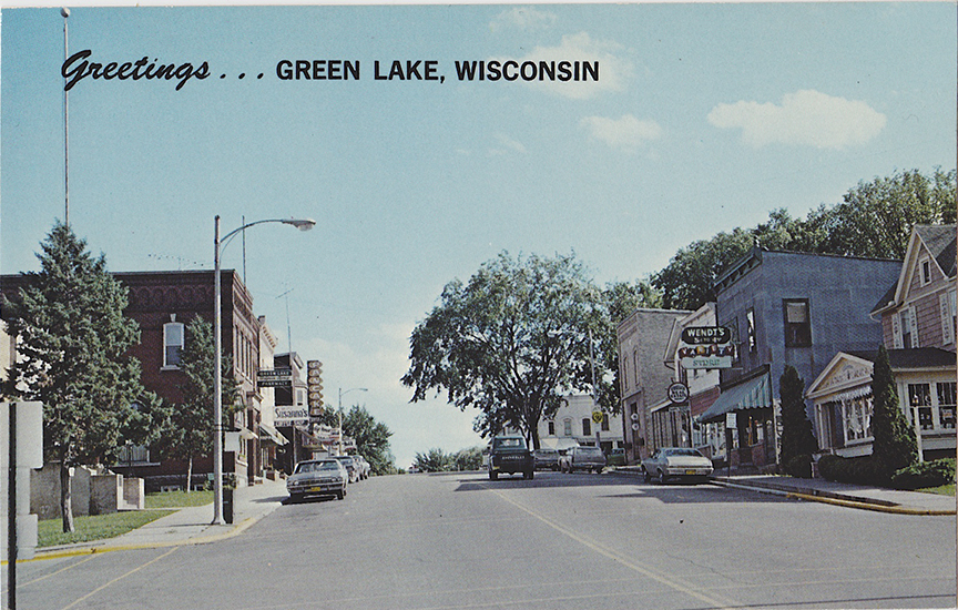 10025-Greetings...Green Lake, Wisconsin