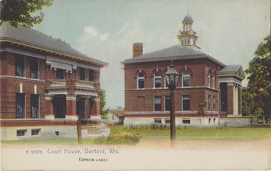 10351-Court House, Dartford, Wis. (Green Lake)