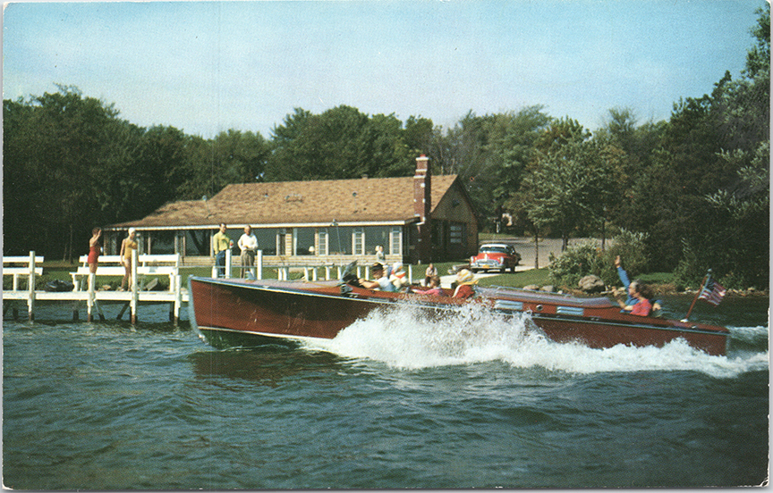 10768-Norton's Famous Marine Dining Room Green Lake, Wisconsin