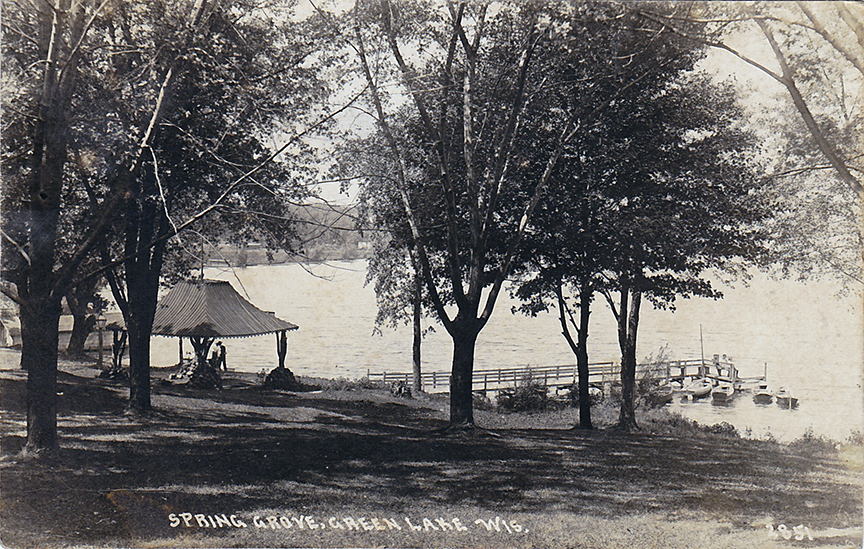 10782-Spring Grove, Green Lake, Wis. - Postmarked 1919