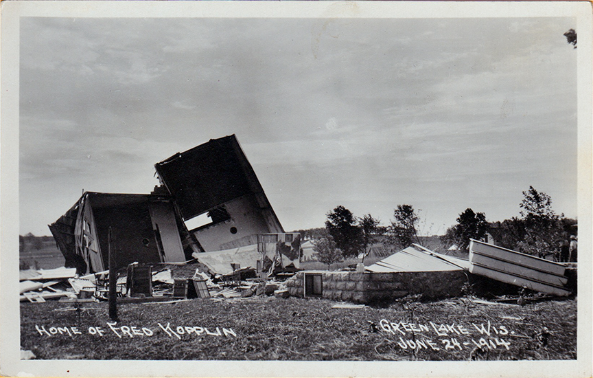 10885-Home of Fred Kopplin, Green Lake, WI June 24, 1914