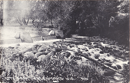 10927-City Park, Green Lake, WIS. - Postmarked 1952