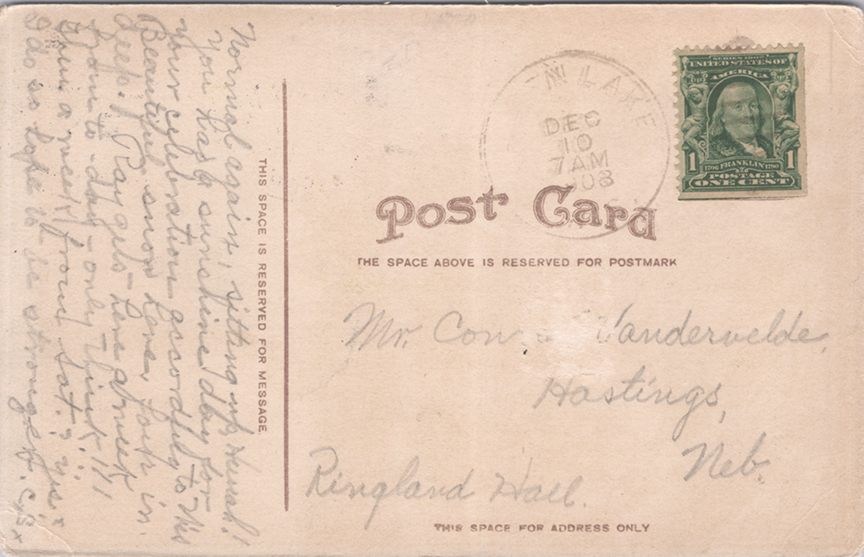 11258-Sandstone Bay, Green Lake, WIS. - Postmarked 1908